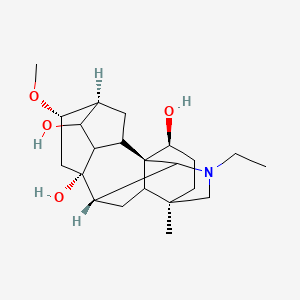 (1S,4S,5S,6S,8S,9S,13R,16S)-11-ethyl-6-methoxy-13-methyl-11-azahexacyclo[7.7.2.12,5.01,10.03,8.013,17]nonadecane-4,8,16-triol