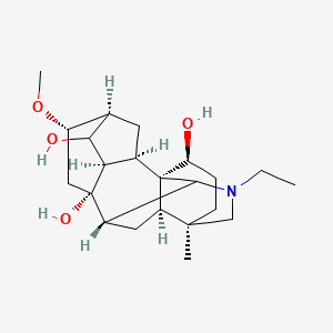 (1S,2R,3R,5S,6S,8S,9S,13R,16S,17R)-11-ethyl-6-methoxy-13-methyl-11-azahexacyclo[7.7.2.12,5.01,10.03,8.013,17]nonadecane-4,8,16-triol