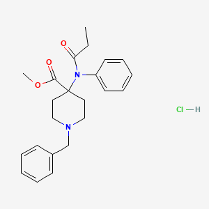 methyl1-benzyl-4-(N-phenylpropionamido)piperidine-4-carboxylate,monohydrochloride