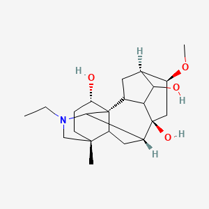 (1S,4S,5R,6S,8S,9R,13R,16S)-11-ethyl-6-methoxy-13-methyl-11-azahexacyclo[7.7.2.12,5.01,10.03,8.013,17]nonadecane-4,8,16-triol