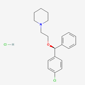 molecular formula C20H25Cl2NO B10775145 Levocloperastine hydrochloride CAS No. 220282-83-7