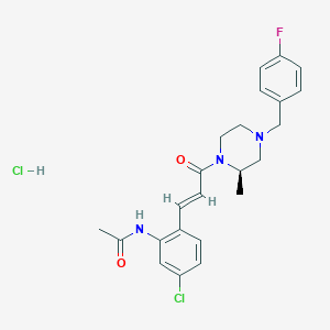 molecular formula C23H26Cl2FN3O2 B10775161 A1B1 hydrochloride 