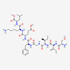 molecular formula C43H71N9O12 B10775172 OVA G4 peptide 