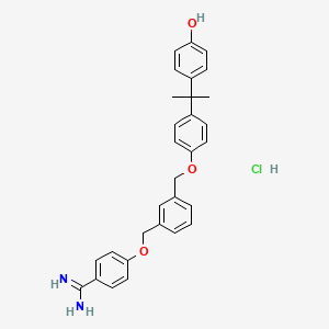 molecular formula C30H31ClN2O3 B10775223 BIIL-260 hydrochloride 