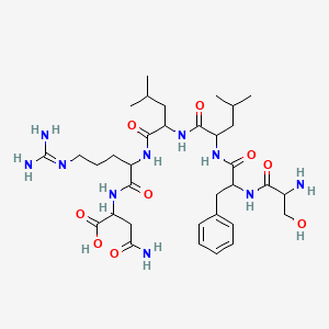 molecular formula C34H56N10O9 B10775234 PAR-1 agonist peptide;Thrombin Receptor Activator Peptide 6 