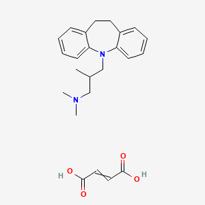 molecular formula C24H30N2O4 B10775381 Rhotrimine; Sapilent; Surmontil 