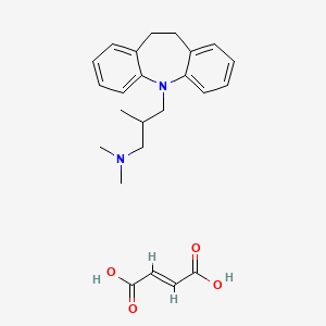 molecular formula C24H30N2O4 B10775395 Trimipramine (maleate) 