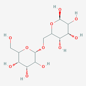 (2R,4R,5S)-6-[[(2S,4R,5S)-3,4,5-trihydroxy-6-(hydroxymethyl)oxan-2-yl]oxymethyl]oxane-2,3,4,5-tetrol