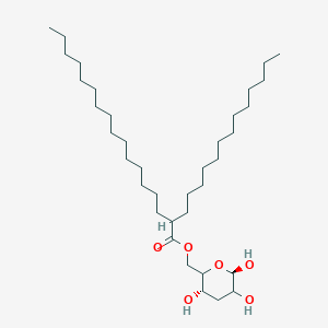 molecular formula C36H70O6 B10775631 GlcC14C18 