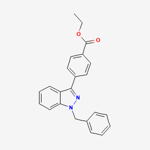 1-Benzyl-3-(4'-ethoxycarbonylphenyl)indazole