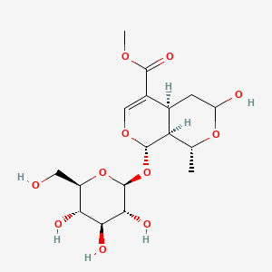 methyl (1R,4aS,8S,8aS)-3-hydroxy-1-methyl-8-[(2S,3R,4S,5S,6R)-3,4,5-trihydroxy-6-(hydroxymethyl)oxan-2-yl]oxy-1,3,4,4a,8,8a-hexahydropyrano[3,4-c]pyran-5-carboxylate