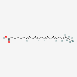 molecular formula C22H34O2 B10775659 Docosapentaenoic acid-d5 