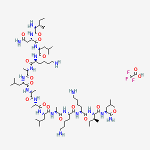 molecular formula C72H132F3N19O17 B10775708 Mastoparan (trifluoroacetate salt) 