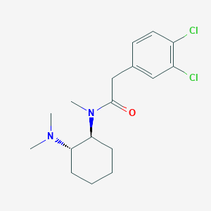 2-(3,4-dichlorophenyl)-N-[(1S,2S)-2-(dimethylamino)cyclohexyl]-N-methylacetamide