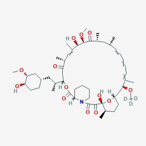 (1R,9S,12S,15R,18R,19R,21R,23S,30S,32S,35R)-1,18-dihydroxy-12-[(2R)-1-[(1S,3R,4R)-4-hydroxy-3-methoxycyclohexyl]propan-2-yl]-19-methoxy-15,17,21,23,29,35-hexamethyl-30-(trideuteriomethoxy)-11,36-dioxa-4-azatricyclo[30.3.1.04,9]hexatriaconta-16,24,26,28-tetraene-2,3,10,14,20-pentone