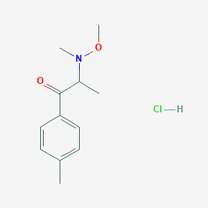 2-(Methoxy(methyl)amino)-1-(p-tolyl)propan-1-one,monohydrochloride