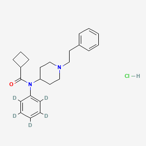 N-(1-phenethylpiperidin-4-yl)-N-(phenyl-d5)cyclobutanecarboxamide,monohydrochloride