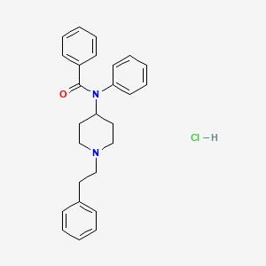 molecular formula C26H29ClN2O B10775961 Benzoyl fentanyl hydrochloride CAS No. 2309383-16-0