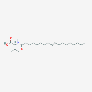 molecular formula C23H43NO3 B10776000 3-Methyl-2-(octadec-9-enoylamino)butanoic acid 