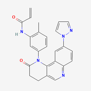 molecular formula C25H21N5O2 B10776071 Chmfl-btk-11 