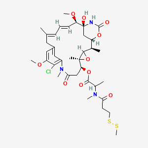 molecular formula C36H50ClN3O10S2 B10776114 DM1-SSMe 