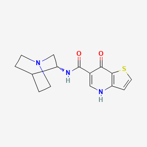 molecular formula C15H17N3O2S B10776145 Pumosetrag CAS No. 1055328-70-5