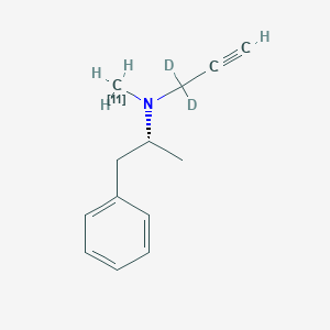 molecular formula C13H17N B10776231 L-deprenyl-D2 C-11 CAS No. 118313-25-0