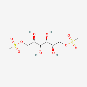 molecular formula C8H18O10S2 B10776247 Mannitol myleran CAS No. 2514-83-2