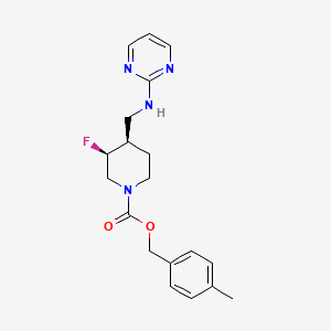 molecular formula C19H23FN4O2 B10776263 Rislenemdaz CAS No. 808733-05-3