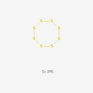 molecular formula S8Tc B10776294 Technetium Tc-99M sulfur colloid 