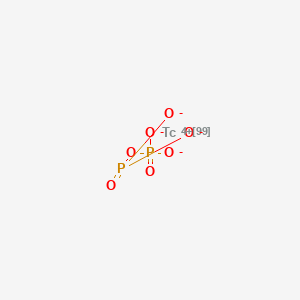 molecular formula O7P2Tc B10776305 Technetium Tc 99m pyrophosphate 