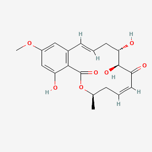 (3R,5Z,8S,9S,11E)-8,9,16-Trihydroxy-14-methoxy-3-methyl-3,4,9,10-tetrahydro-1H-2-benzoxacyclotetradecine-1,7(8H)-dione