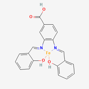 Salophen-10-carboxylate iron chelate