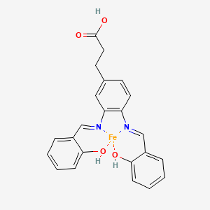 Salophen-10-propionate iron chelate