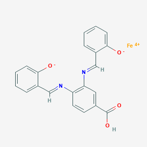 2-[[4-Carboxy-2-[(2-oxidophenyl)methylideneamino]phenyl]iminomethyl]phenolate;iron(4+)