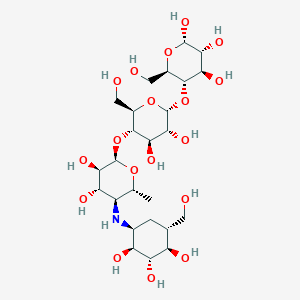 molecular formula C25H45NO18 B10776867 Dihydro-acarbose 