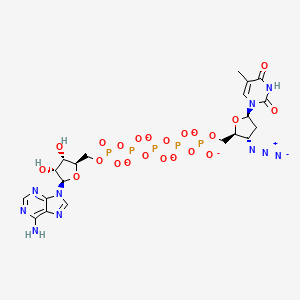 P1-(5'-Adenosyl)P5-(5'-(3'azido-3'-deoxythymidyl))pentaphosphate