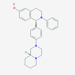 1-[4-(Octahydro-pyrido[1,2-A]pyrazin-2-YL)-phenyl]-2-phenyl-1,2,3,4-tetrahydro-isoquinolin-6-OL