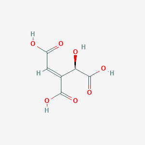 molecular formula C6H6O7 B10777173 (E,3R)-3-hydroxyprop-1-ene-1,2,3-tricarboxylic acid 