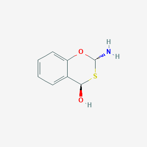 2-Amino-4H-1,3-benzoxathiin-4-OL