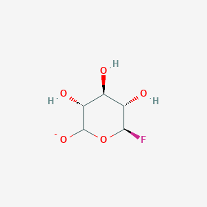 molecular formula C5H8FO5- B10777237 (3R,4R,5S,6R)-6-Fluoro-3,4,5-trihydroxytetrahydro-2H-pyran-2-olate 