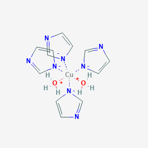 diaqua(tetra-1H-imidazol-1-yl)copper