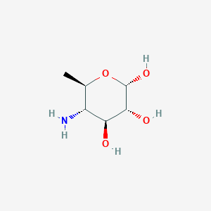 molecular formula C6H13NO4 B10777306 4,6-Dideoxy-4-amino-alpha-D-glucose 