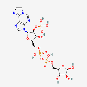 molecular formula C17H24N5O17P3 B10777313 Etheno-NADP 