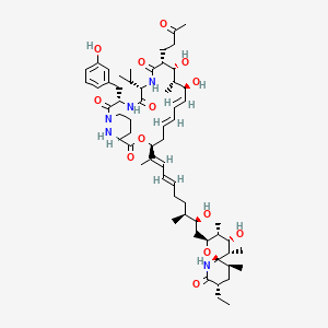 molecular formula C60H91N5O13 B10777334 Sanglifehrin A CAS No. 187148-13-6