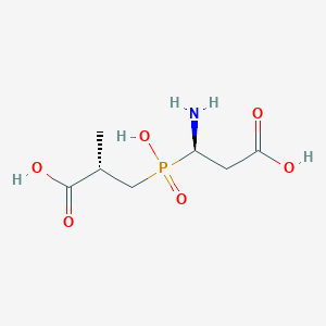 3-[(1-Amino-2-carboxy-ethyl)-hydroxy-phosphinoyl]-2-methyl-propionic acid