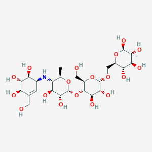 molecular formula C25H43NO18 B10777452 Iso-acarbose 