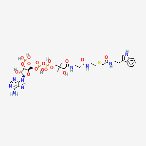 molecular formula C33H48N9O17P3S B10777484 CoA-s-acetyl tryptamine 