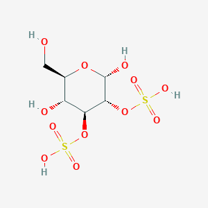 molecular formula C6H12O12S2 B10777485 2,3-DI-O-Sulfo-alpha-D-glucopyranose 