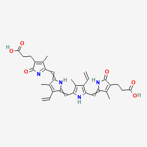 molecular formula C33H34N4O6 B10777520 Biliverdin Ix Gamma Chromophore CAS No. 20890-42-0